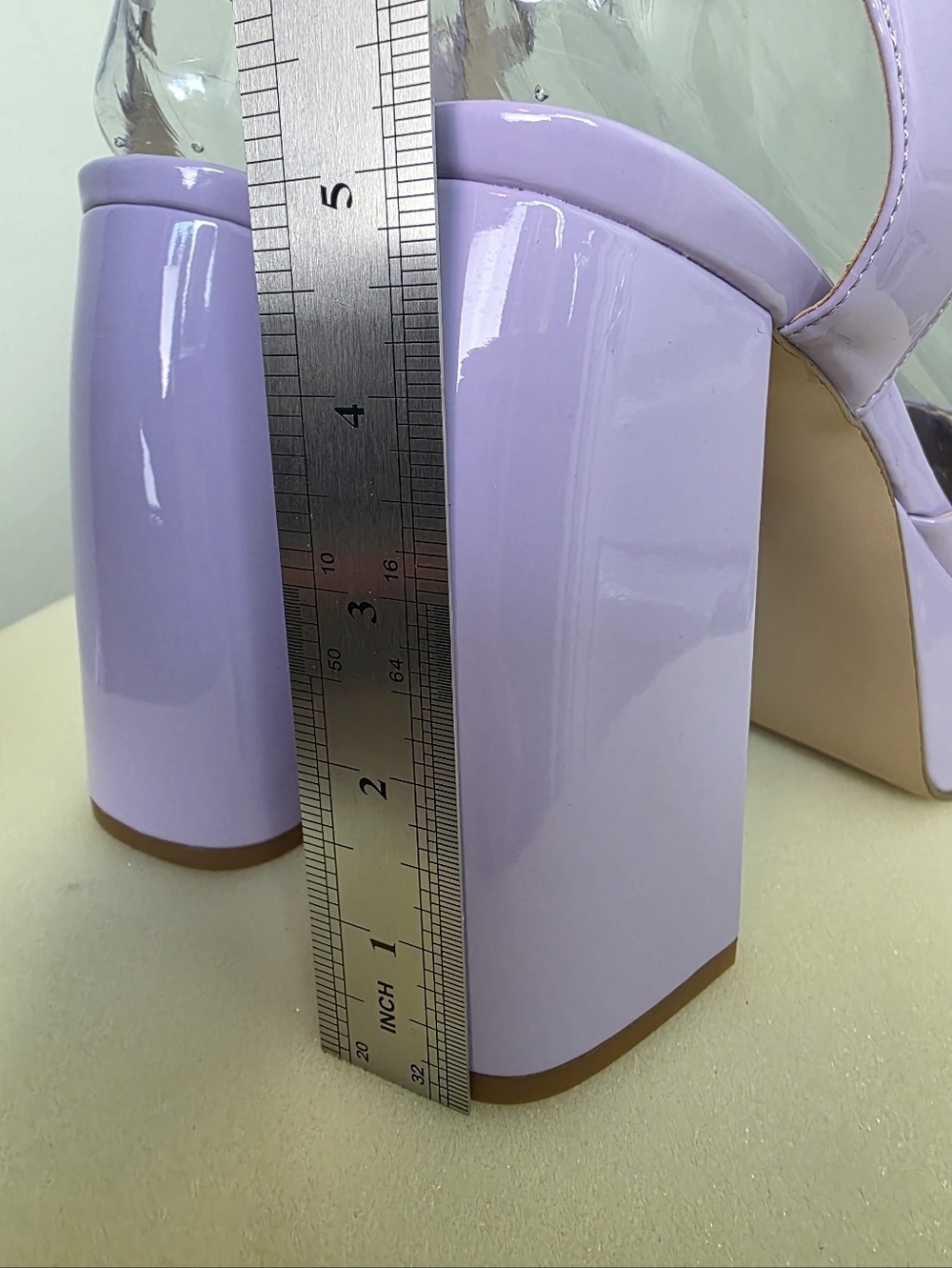 BP. Danni Platform Pump Square Toe, Lilac Purple – Size 7.5M - Great Condition! - Picture 10 of 16